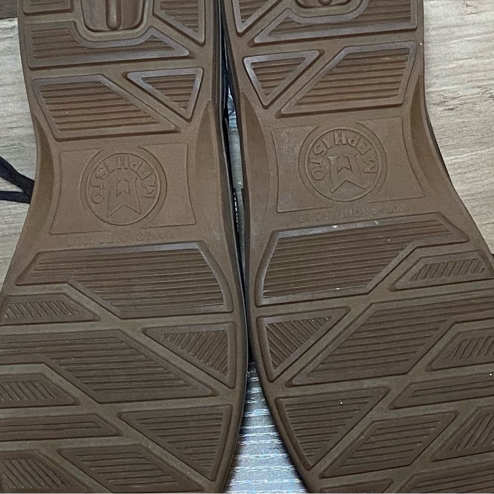 Mephisto Douk Hydroprotect Moc Toe Derby Leather Men's Shoe Sz 11.5 Ecco Insoles - Picture 11 of 13